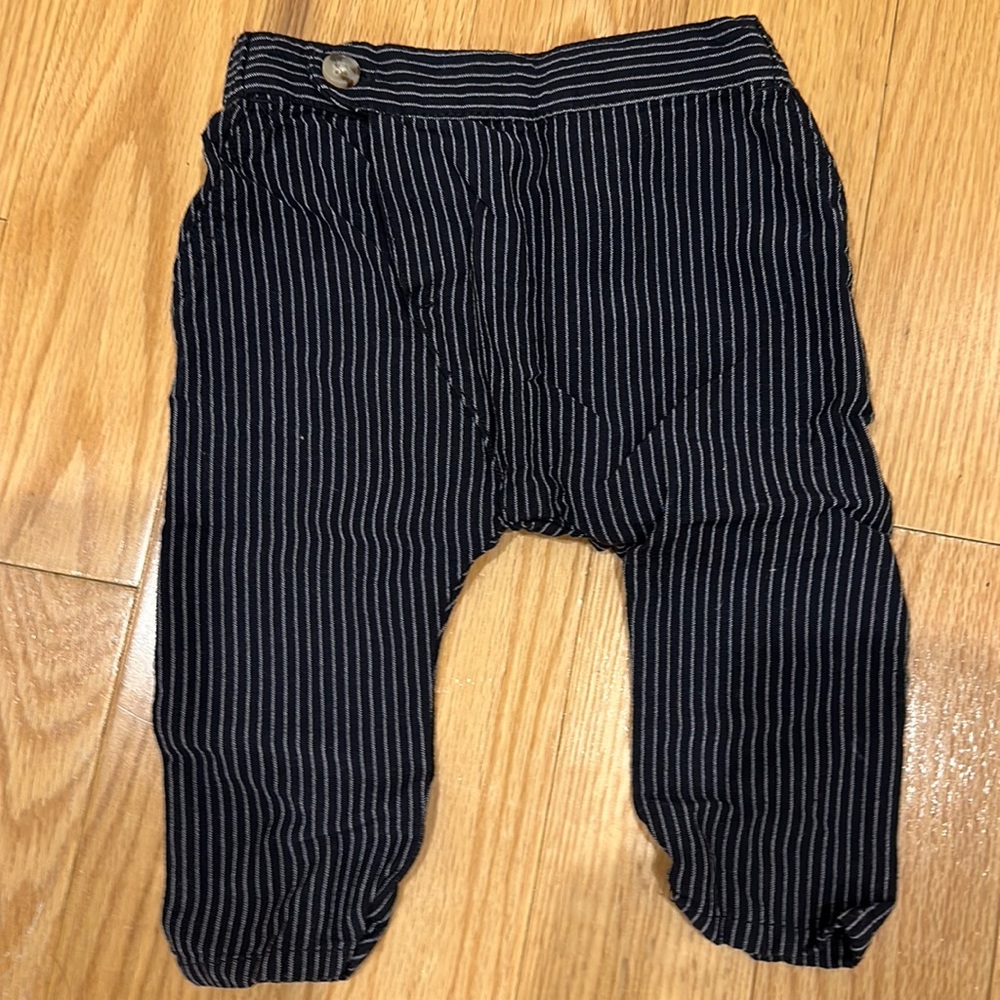 H&M baby dress pants pinstripe size 4-6 mo